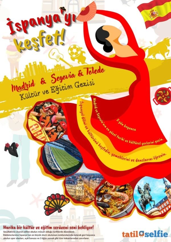 İspanya Madrid Segovia Toledo Eğitim ve kültür turu